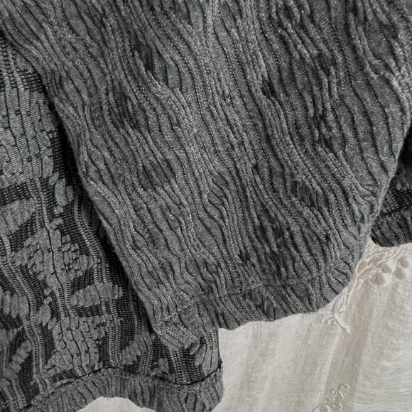 Patrizia Luca Milano Asymmetrical Hi-Lo Peplum Top Button Detail Sz L 🎉Host Pick - Picture 10 of 14